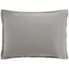 Image de Bâton Rouge Taie d'oreiller 50x70 cm Touché Velouté Unie Gris Clair Desir - Oeko-Tex® - 100% Satin de Coton