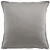 Image de Bâton Rouge Taie d'oreiller 65x65 cm Touché Velouté Unie Gris Clair Desir - Oeko-Tex® - 100% Satin de Coton