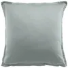 Image de Bâton Rouge Taie d'oreiller 65x65 cm Touché Velouté Unie Bleu Céladon Desir - Oeko-Tex® - 100% Satin de Coton