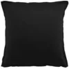 Image de Bâton Rouge Taie d'oreiller 65x65 cm Touché Velouté Unie Noir Opaque Desir - Oeko-Tex® - 100% Satin de Coton
