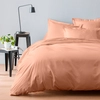 Image de Baton Rouge - Housse de couette satin de coton lavé rose 240x220 cm