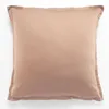 Image de Bâton Rouge Taie d'oreiller 65x65 cm Touché Velouté Unie Rose Nude Desir - Oeko-Tex® - 100% Satin de Coton