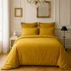 Image de Bâton Rouge Housse de Couette Légère et Douce 2 Personnes 260x240 cm Unie Bronze Desir - Oeko-Tex® - 100% Satin de Coton