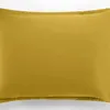 Image de Bâton Rouge Taie d'oreiller 50x70 cm Touché Velouté Unie Bronze Desir - Oeko-Tex® - 100% Satin de Coton