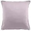 Image de Bâton Rouge Taie d'oreiller 65x65 cm Touché Velouté Unie Mauve Lilas Desir - Oeko-Tex® - 100% Satin de Coton