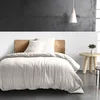 Image de Housse de Couette 220x240 cm Gaze de Coton Blanc Pur