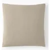 Image de Bâton Rouge Taie d'oreiller 65x65 cm Unie Ecru Pur - Oeko-Tex® - 100% Gaze de Coton
