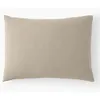 Image de Bâton Rouge Taie d'oreiller 50x70 cm Unie Ecru Naturel Pur - Oeko-Tex® - 100% Gaze de Coton