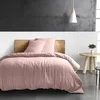 Image de Housse de Couette 220x240 cm Gaze de Coton Rose Lotus