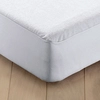Image de Blanc Passion - Protège-matelas bouclette éponge & imperméable blanc 160x200 cm