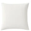 Image de Bâton Rouge Taie d'oreiller 65x65 cm Unie Blanc Pur Pur - Oeko-Tex - 100% Gaze de Coton Lavé
