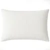 Image de Bâton Rouge Taie d'oreiller 50x70 cm Unie Blanc Pur Pur - Oeko-Tex - 100% Gaze de Coton Lavé