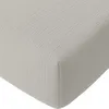 Image de Baton Rouge Drap Housse 140x190 cm Gaze de Coton Lavé Gris Glacier