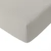 Image de Baton Rouge Drap Housse 160x200 cm Gaze de Coton Lavé Gris Glacier