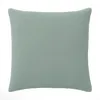 Image de Bâton Rouge Taie d'oreiller 65x65 cm Unie Vert givrée Pur - Oeko-Tex - 100% Gaze de Coton Lavé