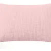 Image de Bâton Rouge Taie d'oreiller 50x70 cm Unie Rose Lotus Pur - Oeko-Tex - 100% Gaze de Coton Lavé