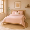 Image de Baton Rouge - Housse de Couette 100% Gaze de Coton Lavé rose lotus 240x220 cm
