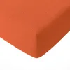 Image de Baton Rouge Drap Housse 140x190 cm Gaze de Coton Lavé Safran Minéral