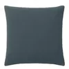 Image de Bâton Rouge Taie d'oreiller 65x65 cm Unie Bleu pétrole Pur - Oeko-Tex - 100% Gaze de Coton Lavé