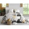 Image de atelier du coton Parure Housse de Couette 2 Personnes 240x220 cm avec 2 Taies d'oreiller Imprimée Feuillage Moana - Oeko-Tex® - 100% Coton