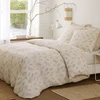 Image de Baton Rouge - Parure Housse de Couette 100% Gaze de Coton Imprimé Liveo blanche 260x240 cm