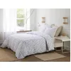 Image de Baton Rouge Parure Housse de Couette 3 pcs 260x240 cm Imprimée Feuillage Blanc LOUCA - Cetifié Oeko-Tex® - 100% Coton