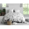 Image de atelier du coton Parure Housse de Couette 2 Personnes 240x220 cm avec 2 Taies d'oreiller Imprimée Feuillage Exotique MERIGOLD - Oeko-Tex® - 100% Coton