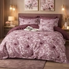 Image de Baton Rouge - Parure housse de couette 3 pièces en coton 57 fils Velmora rose 240x220 cm