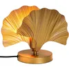Image de Sampa - Lampe de bureau Lysia en métal doré compatible LED