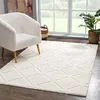 Image de STUDIO DECO Tapis de Salon Bohème Tapis Poils Longs Relief Aspect 3D Tapis Maison de Campagne Boho Toucher Doux - Modele: Amore 01, Dimension: 200x290cm