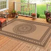 Image de STUDIO DECO Tapis de Salon Fibres Naturelles Aspect Jute Motif Rustique Style Bohème Intérieur & Extérieur, Dimension: 120x170cm - Model 06