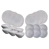 Image de Service Les Essentiels STONE - 18 pièces - Gris lune