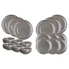Image de Service Les Essentiels STELLAR - 18 pièces - Gris béton