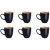 Image de Bjorn Mug IRIS 40cl - 6 pièces - Marron sauvage