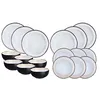 Image de Service Les Essentiels IRIS - 18 pièces - Blanc ivoire