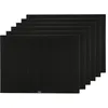 Image de Set de Table rectangulaire - 6 pièces - Feutre recyclé Noir