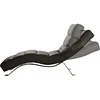 Image de VENESETTI Chaise Longue réglable Multipositions, en Cuir de Luxe Italien, Sweet, Chocolat