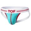 Image de TOF Paris - sous-vêtement Jockstrap Hommes - French Jock Turquoise - 1x Taille L
