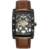 Image de Pierre Lannier - Montre Automatique Hector - Automatic Mouvement de Montre - Acier Inoxydable - Noir - 5 ATM