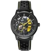 Image de Pierre Lannier Montre Paddock - Automatique - Squelette - Cuir Jaune