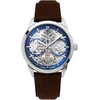 Image de Pierre Lannier - Montre Automatique Monarck - Automatic Mouvement de Montre - Epaisseur du boîtier: 11.6 mm - Largeur du boîtier: 43 mm - Acier Inoxydable - Bleu - 5 ATM