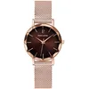 Image de Pierre Lannier - Montre Multiples - Quartz Mouvement de Montre - Epaisseur du boîtier: 7.3 mm - Largeur du boîtier: 30 mm - Acier Inoxydable - Chocolat - 5 ATM
