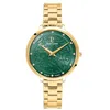 Image de Pierre Lannier - Montre Eolia - Quartz Mouvement de Montre - Epaisseur du boîtier: 6.8 mm - Largeur du boîtier: 33 mm - Acier Inoxydable - Vert - 5 ATM
