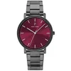 Image de Pierre Lannier - Montre Essential - Quartz Mouvement de Montre - Epaisseur du boîtier: 7.95 mm - Largeur du boîtier: 40.5 mm - Acier Inoxydable - Bordeaux - 5 ATM