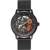 Image de Pierre Lannier - Montre Automatique Paddock - Automatic Mouvement de Montre - Epaisseur du boîtier: 12.3 mm - Largeur du boîtier: 43 mm - Acier Inoxydable - Noir - 5 ATM