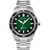 Image de Pierre Lannier - Montre Inti - Quartz Mouvement de Montre - Epaisseur du boîtier: 9.95 mm - Largeur du boîtier: 43 mm - Acier Inoxydable - Vert - 10 ATM