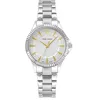 Image de Pierre Lannier - Montre Metropolitain - Quartz Mouvement de Montre - Epaisseur du boîtier: 8.5 mm - Largeur du boîtier: 33 mm - Acier Inoxydable - Argenté - 5 ATM