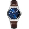 Image de Pierre Lannier - Montre Aviateur - Quartz Mouvement de Montre - Epaisseur du boîtier: 8.5 mm - Largeur du boîtier: 40 mm - Acier Inoxydable - Bleu - 5 ATM