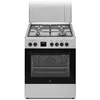 Image de Cuisiniere gaz CONTINENTAL EDISON CECG60FCS1 - 4 feux - L59,8 x P61 xH83cm- Silver