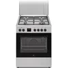 Image de Cuisinière gaz CONTINENTAL EDISON CECG60FCS1 - 4 feux - L598 x P61 xH83cm- Silver